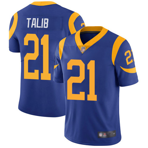 Los Angeles Rams Limited Royal Blue Men Aqib Talib Alternate Jersey NFL Football 21 Vapor Untouchable